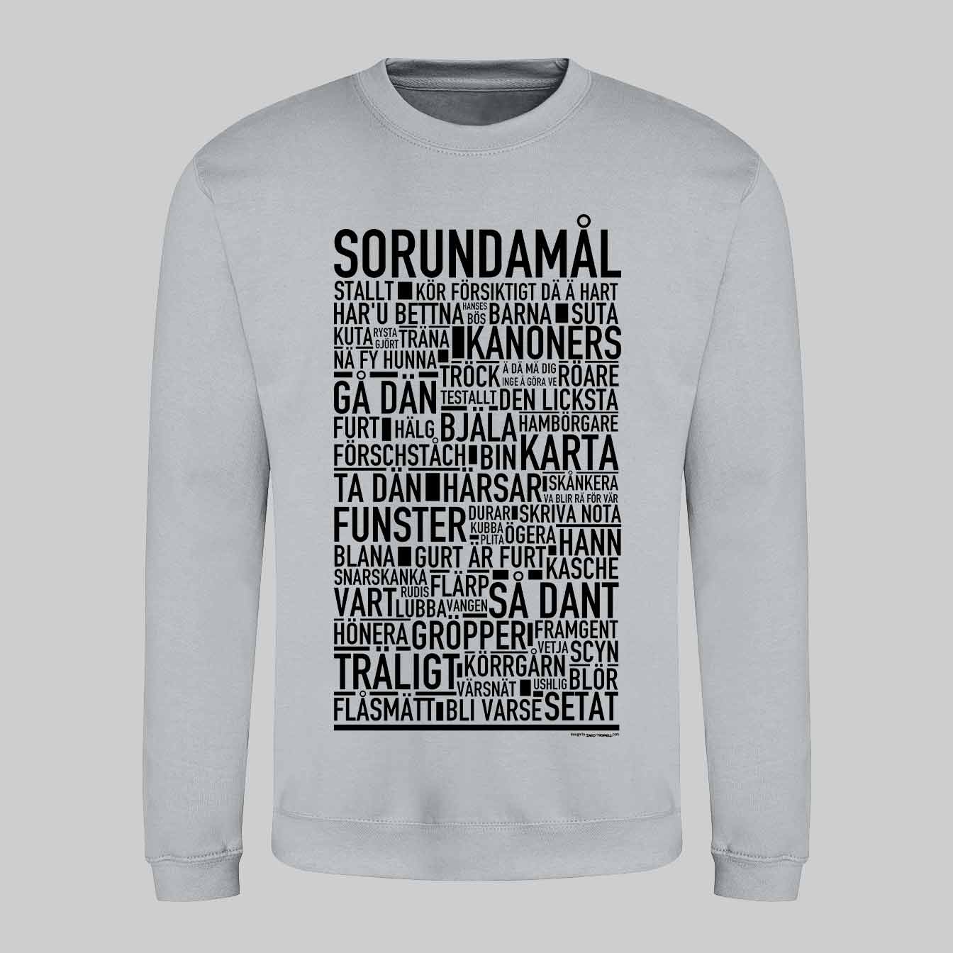 Sorundamål Dialekt Text Sweatshirt