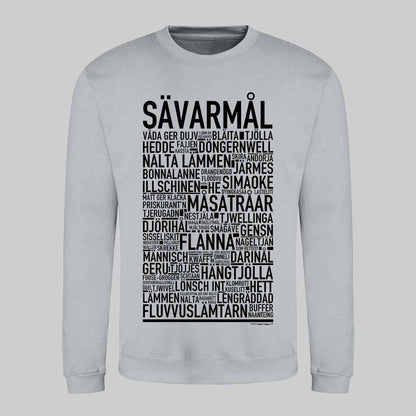 Sävarmål Dialekt Text Sweatshirt
