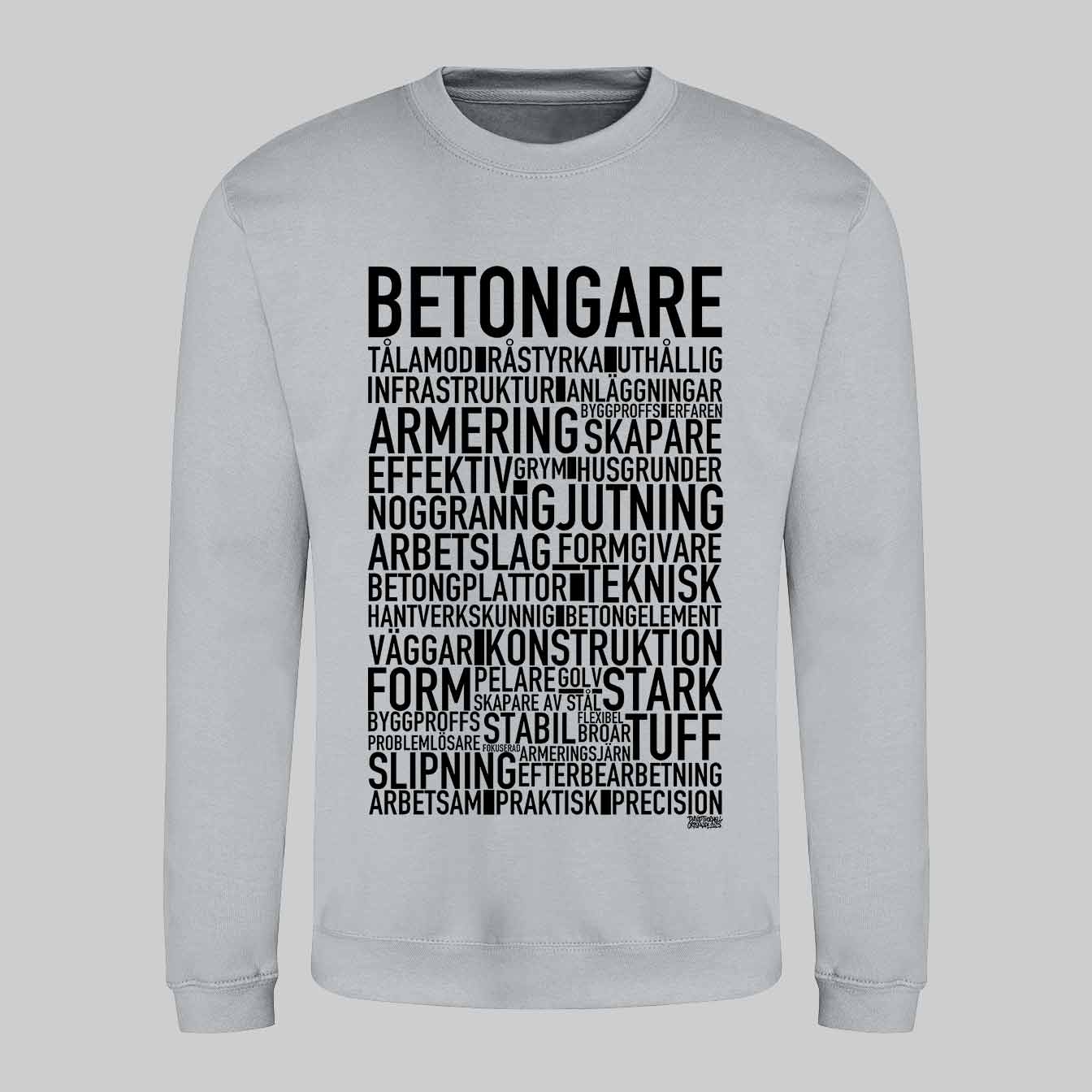 Betongare Text Sweatshirt