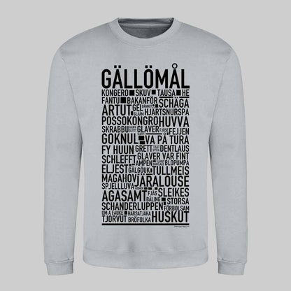 Gällömål Dialekt Text Sweatshirt