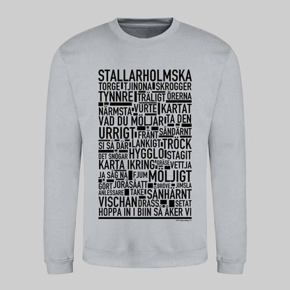 Stallarholmska Dialekt Text Sweatshirt
