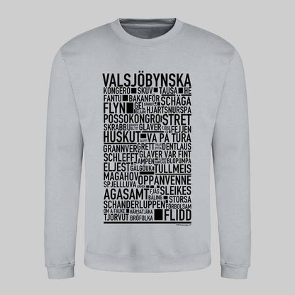 Valsjöbynska Dialekt Text Sweatshirt