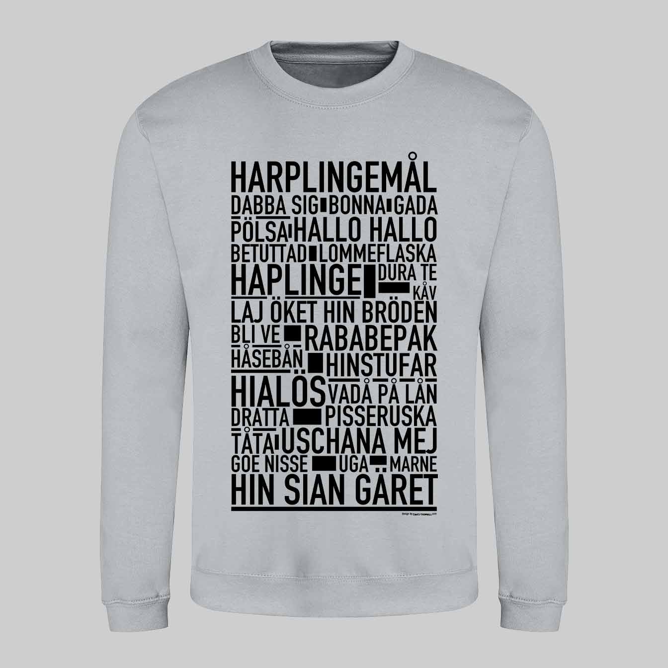 Harplingemål Dialekt Text Sweatshirt