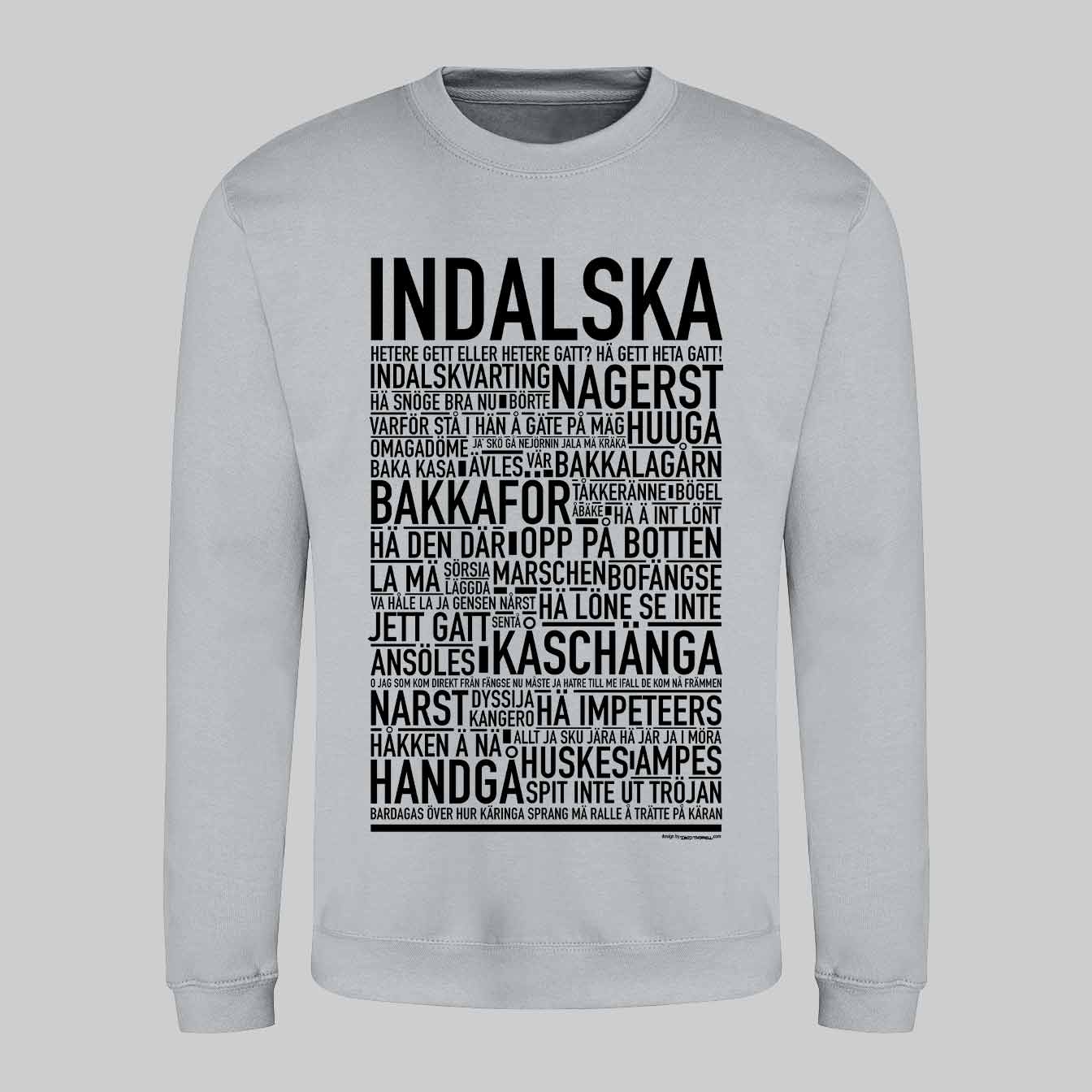 Indalska Dialekt Text Sweatshirt