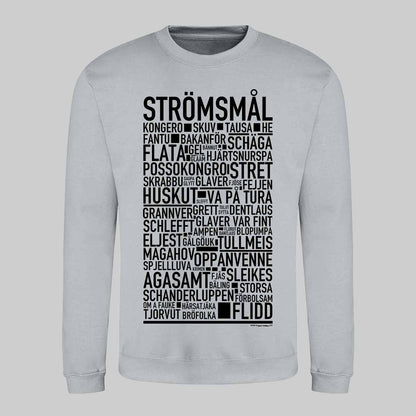 Strömsmål Dialekt Text Sweatshirt