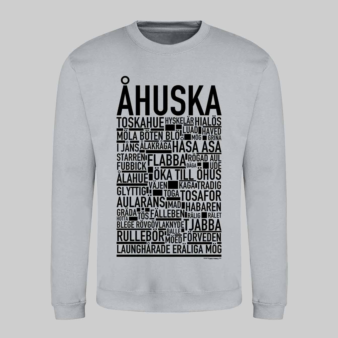 Åhuska Dialekt Text Sweatshirt