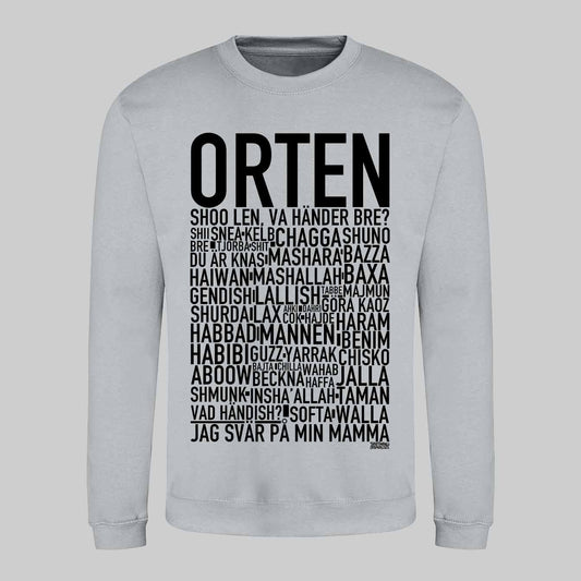 Orten Dialekt Text Sweatshirt