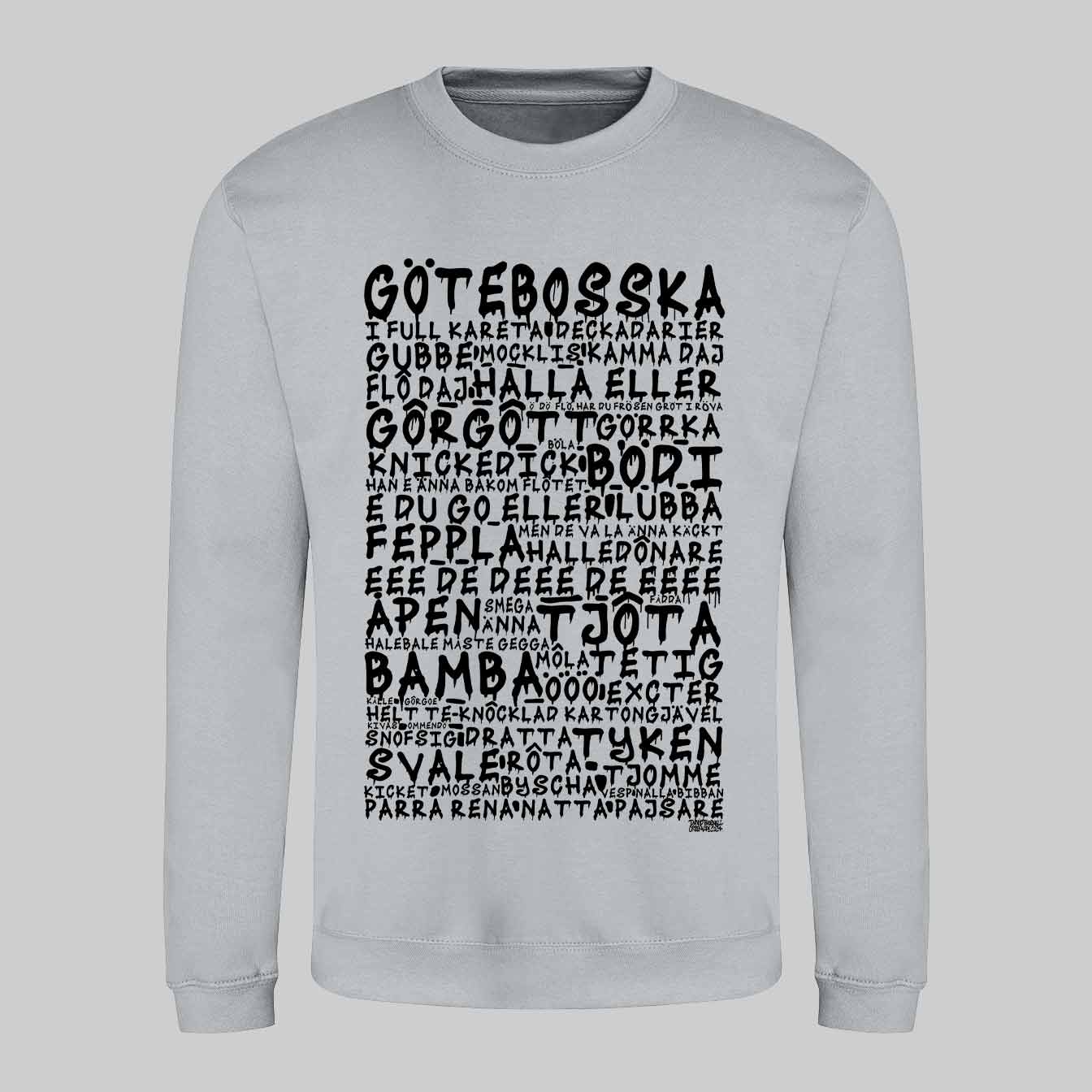 Götebosska Graffiti Dialekt Sweatshirt