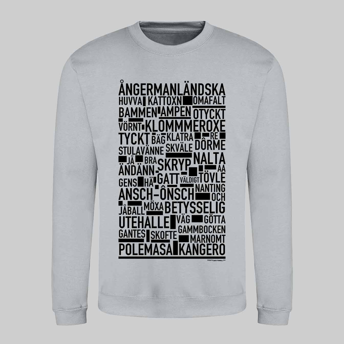 Ångermanländska Dialekt Text Sweatshirt