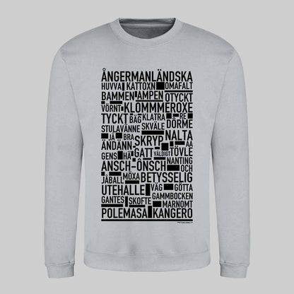 Ångermanländska Dialekt Text Sweatshirt