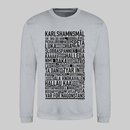 Karlshamnsmål Dialekt Text Sweatshirt