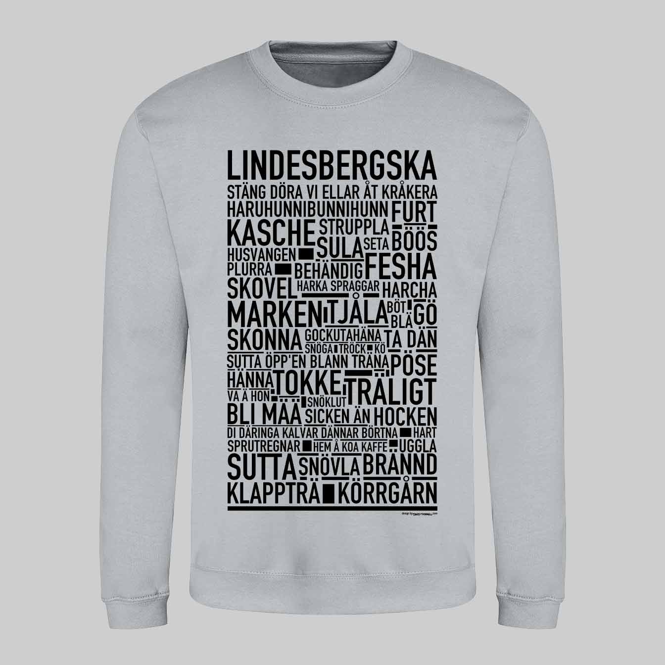 Lindesbergska Dialekt Text Sweatshirt