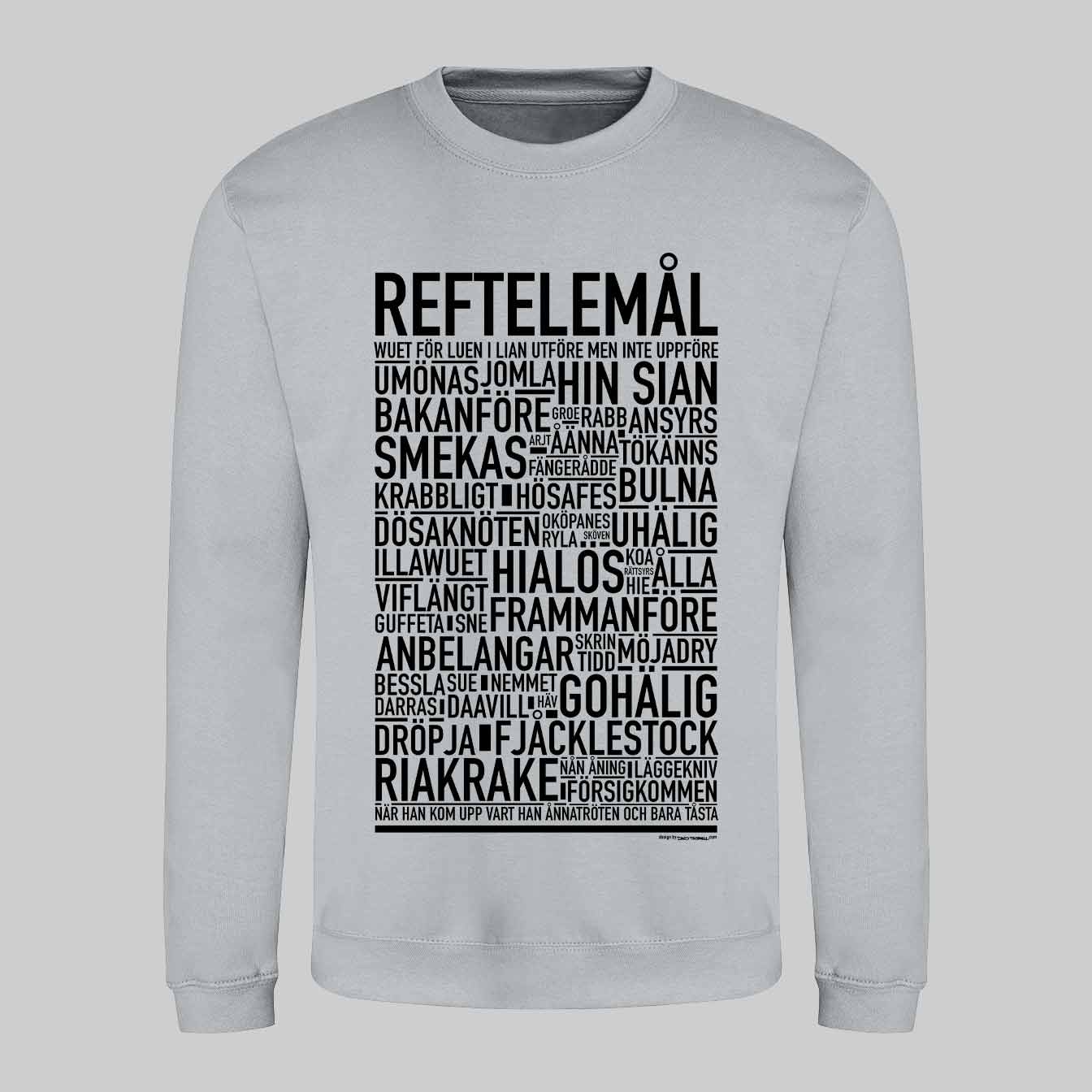 Reftlemål Dialekt Text Sweatshirt