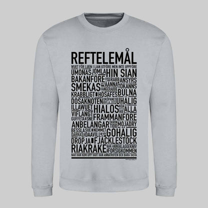 Reftlemål Dialekt Text Sweatshirt