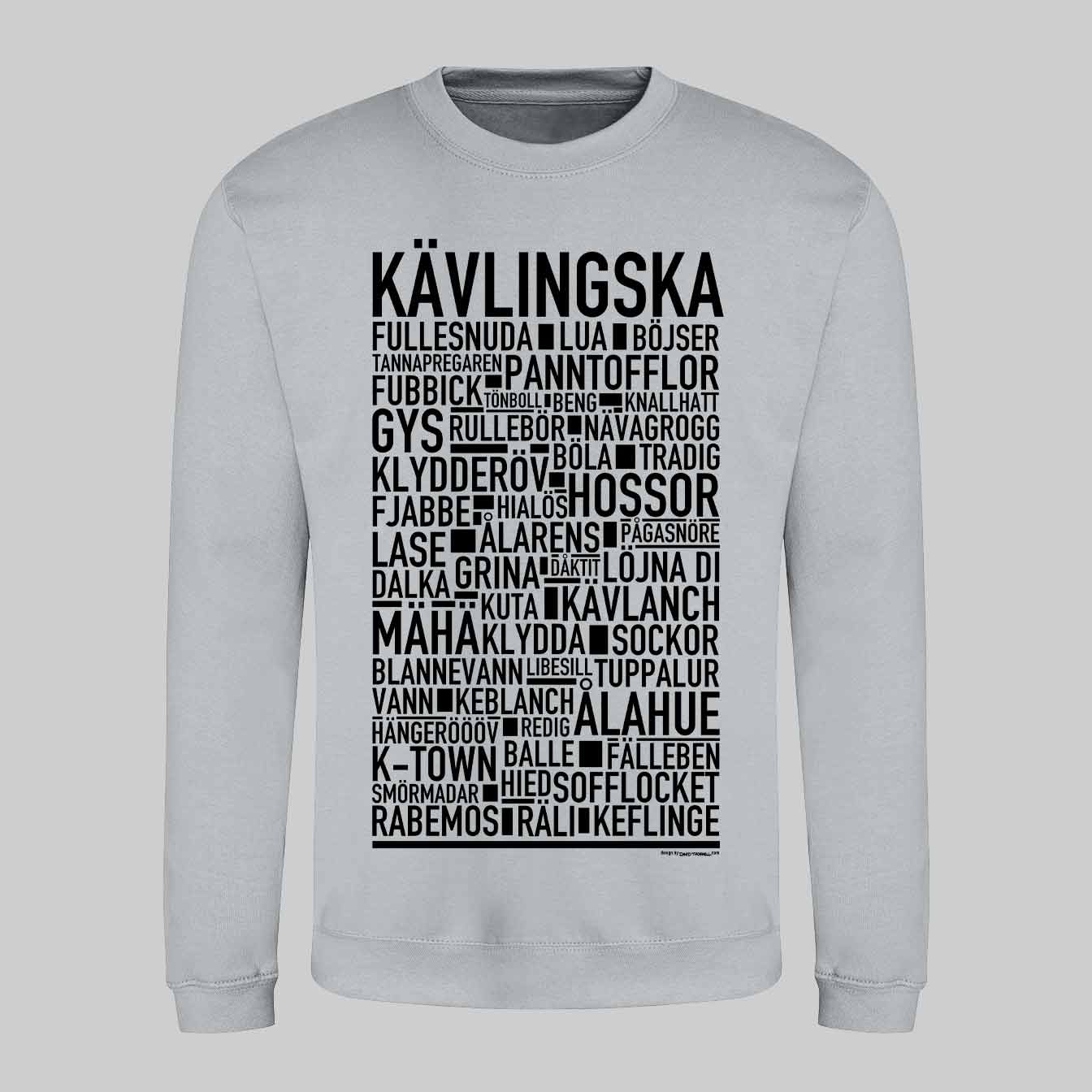 Kävlingska Dialekt Text Sweatshirt