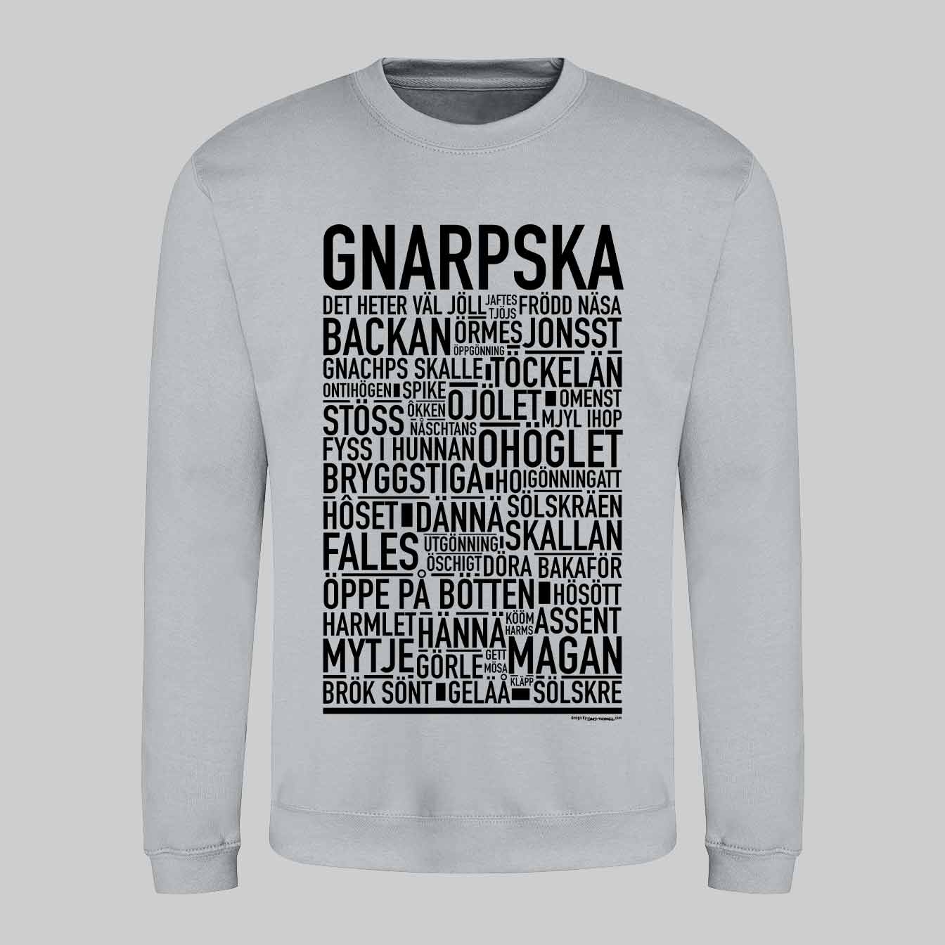 Gnarpska Dialekt Text Sweatshirt