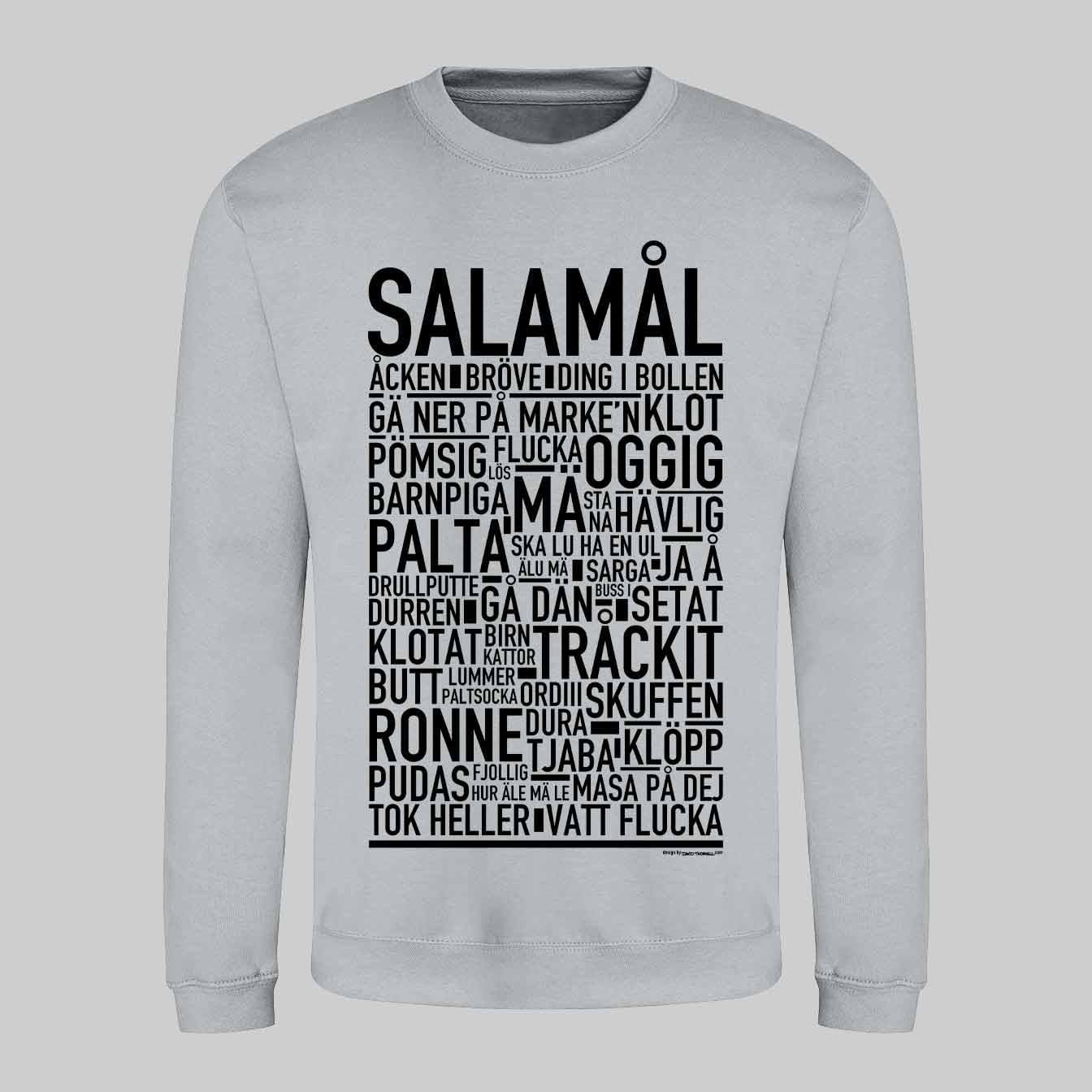 Salamål Dialekt Text Sweatshirt