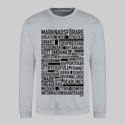 Marknadsförare Text Sweatshirt