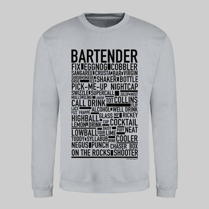 Bartender Text Sweatshirt