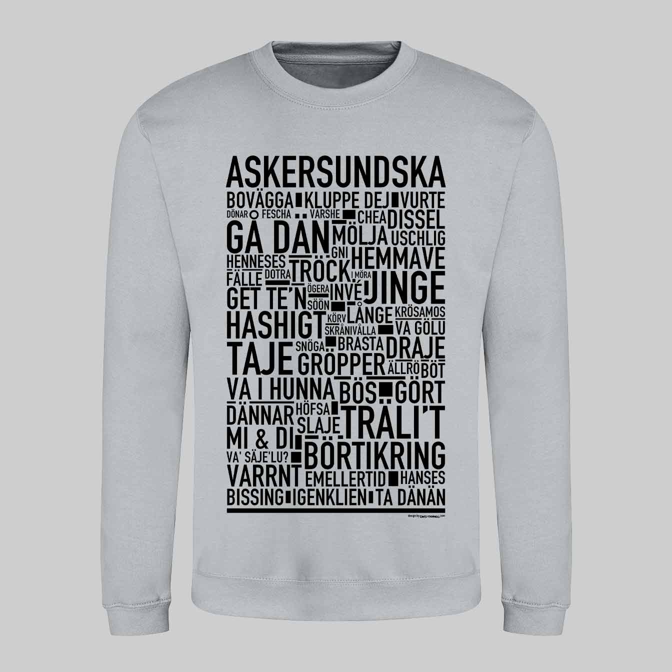 Askersundska Dialekt Text Sweatshirt