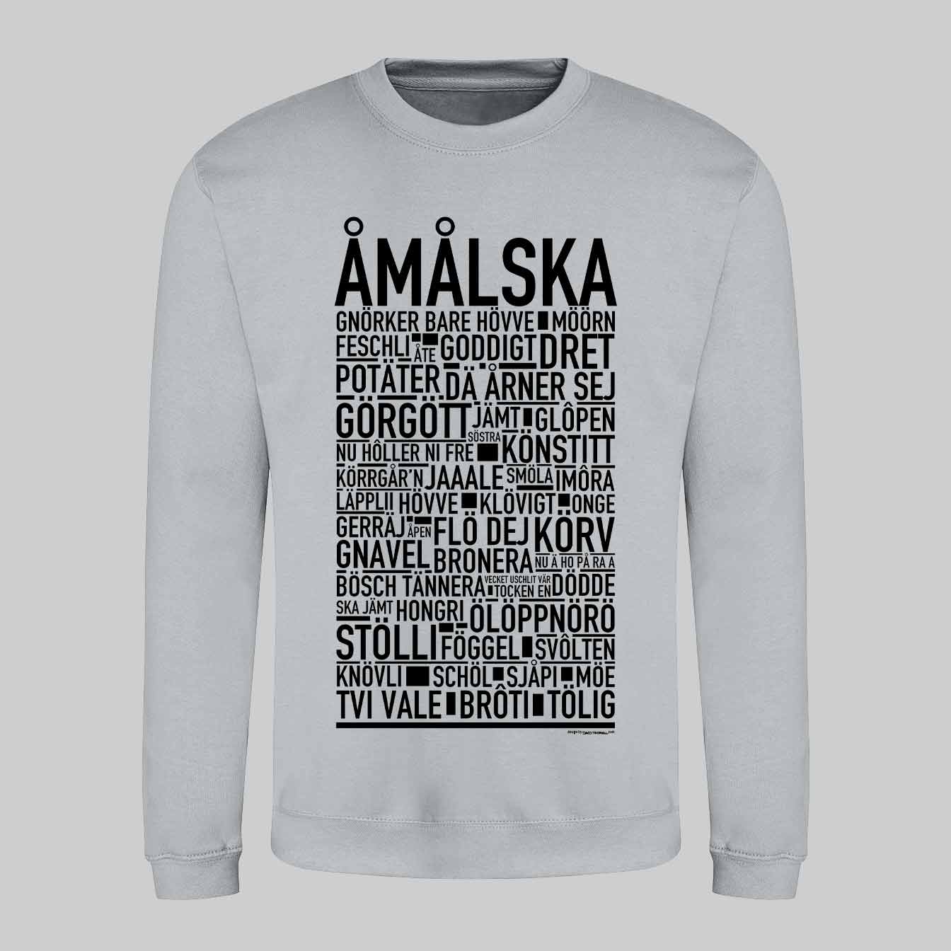 Åmålska Dialekt Text Sweatshirt