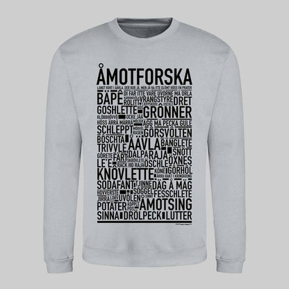 Åmotforska Dialekt Text Sweatshirt