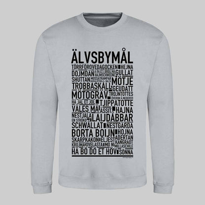 Älvsbymål Dialekt Text Sweatshirt