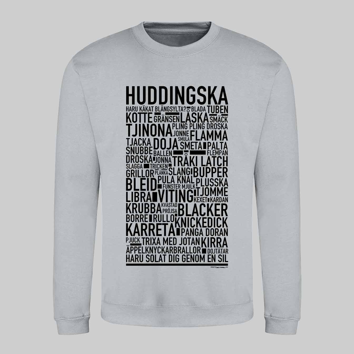 Huddingska Dialekt Text Sweatshirt