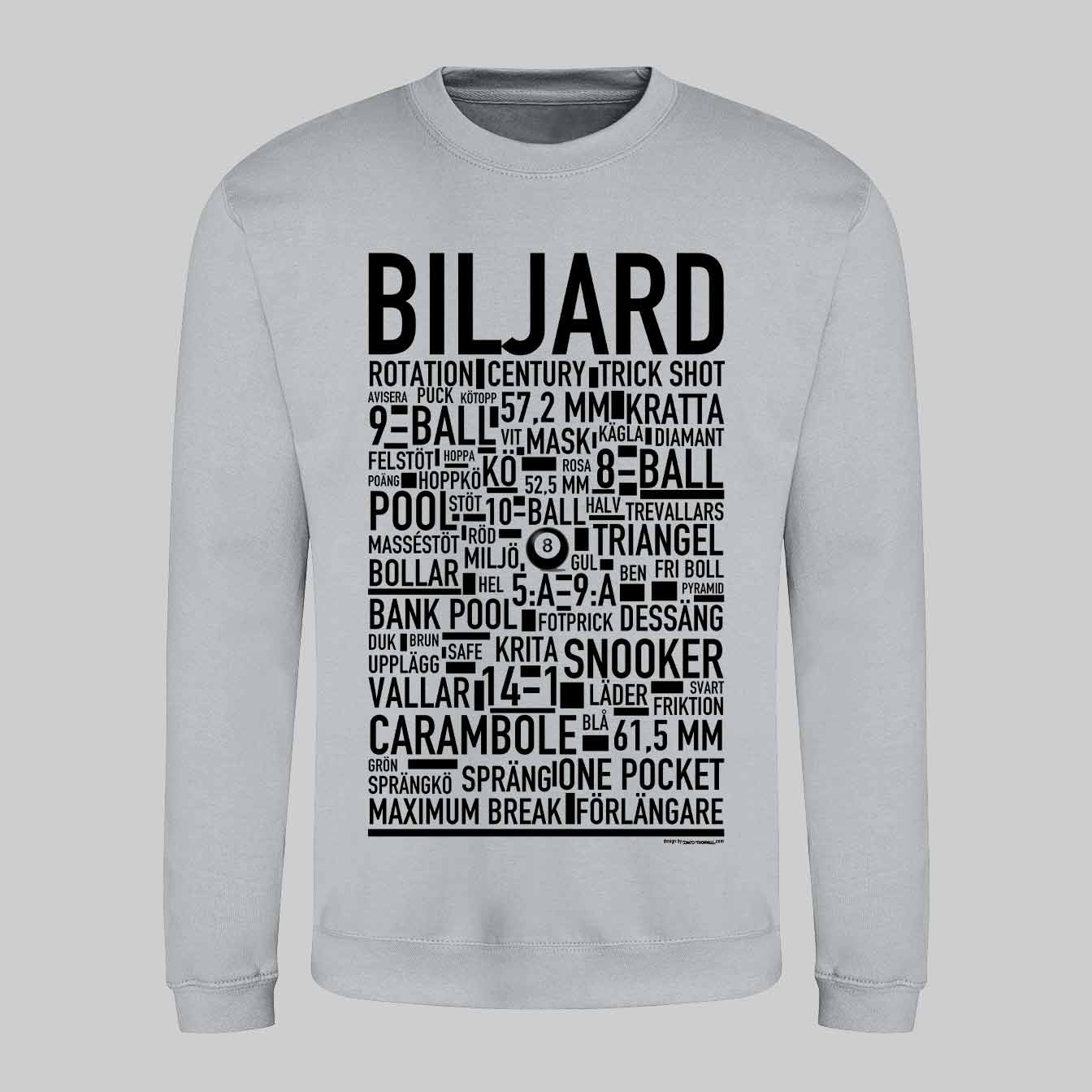 Biljard Text Sweatshirt