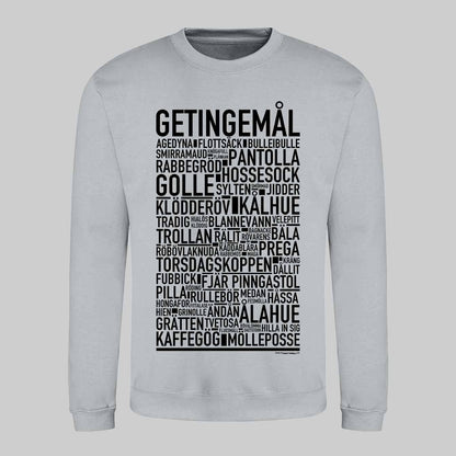 Getingemål Dialekt Text Sweatshirt