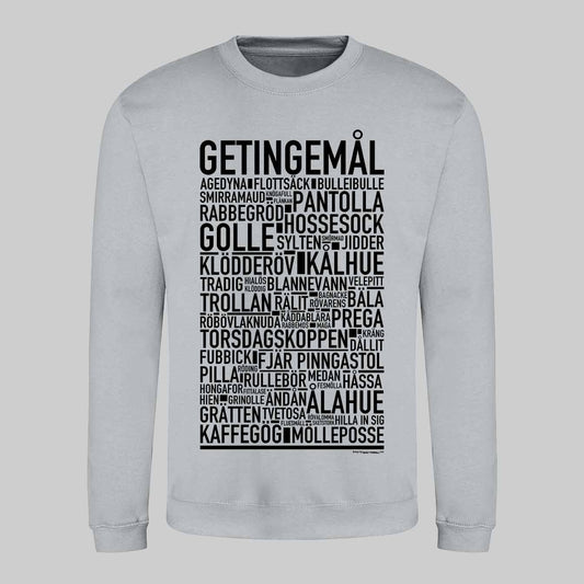 Getingemål Dialekt Text Sweatshirt