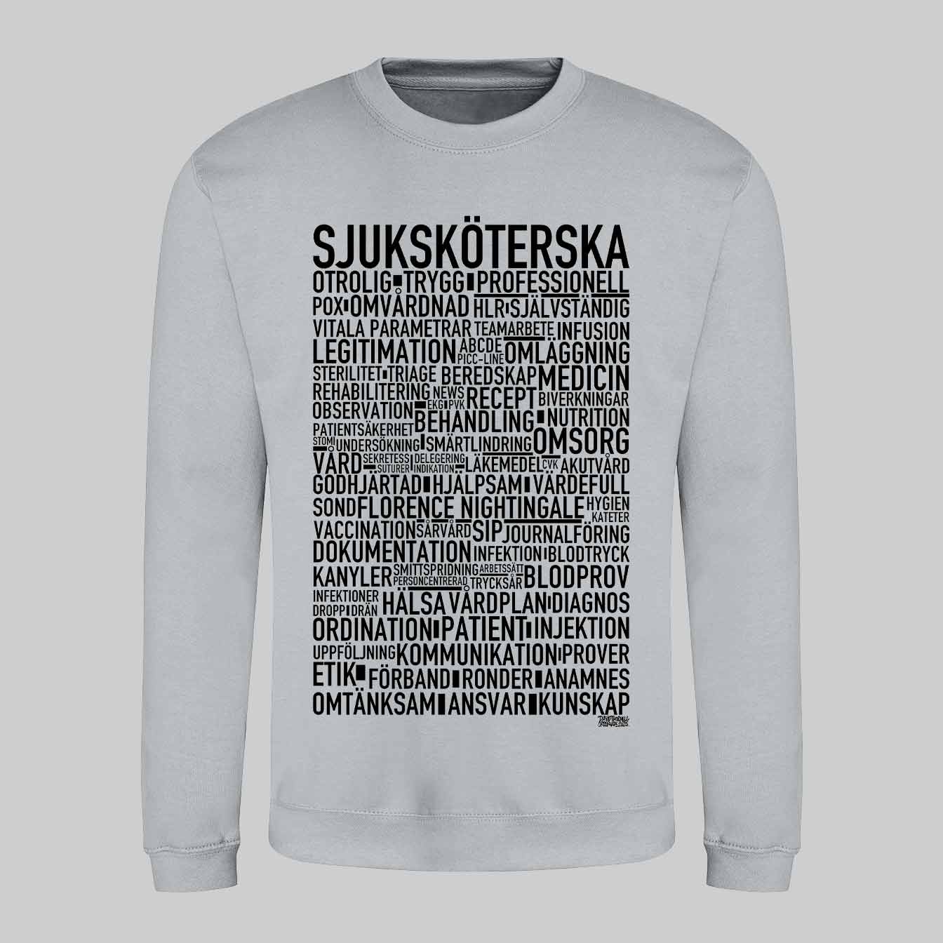 Sjuksköterska 2026 Text Sweatshirt