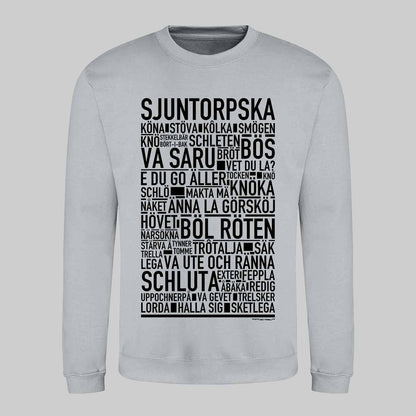 Sjuntorpska Dialekt Text Sweatshirt