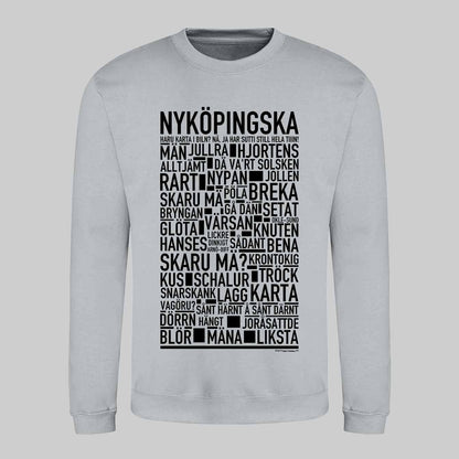 Nyköpingska Dialekt Text Sweatshirt