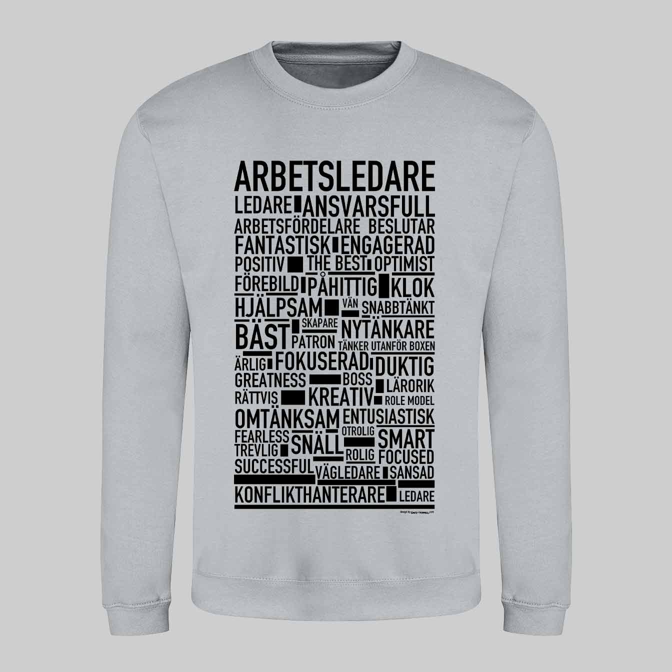 Arbetsledare Text Sweatshirt