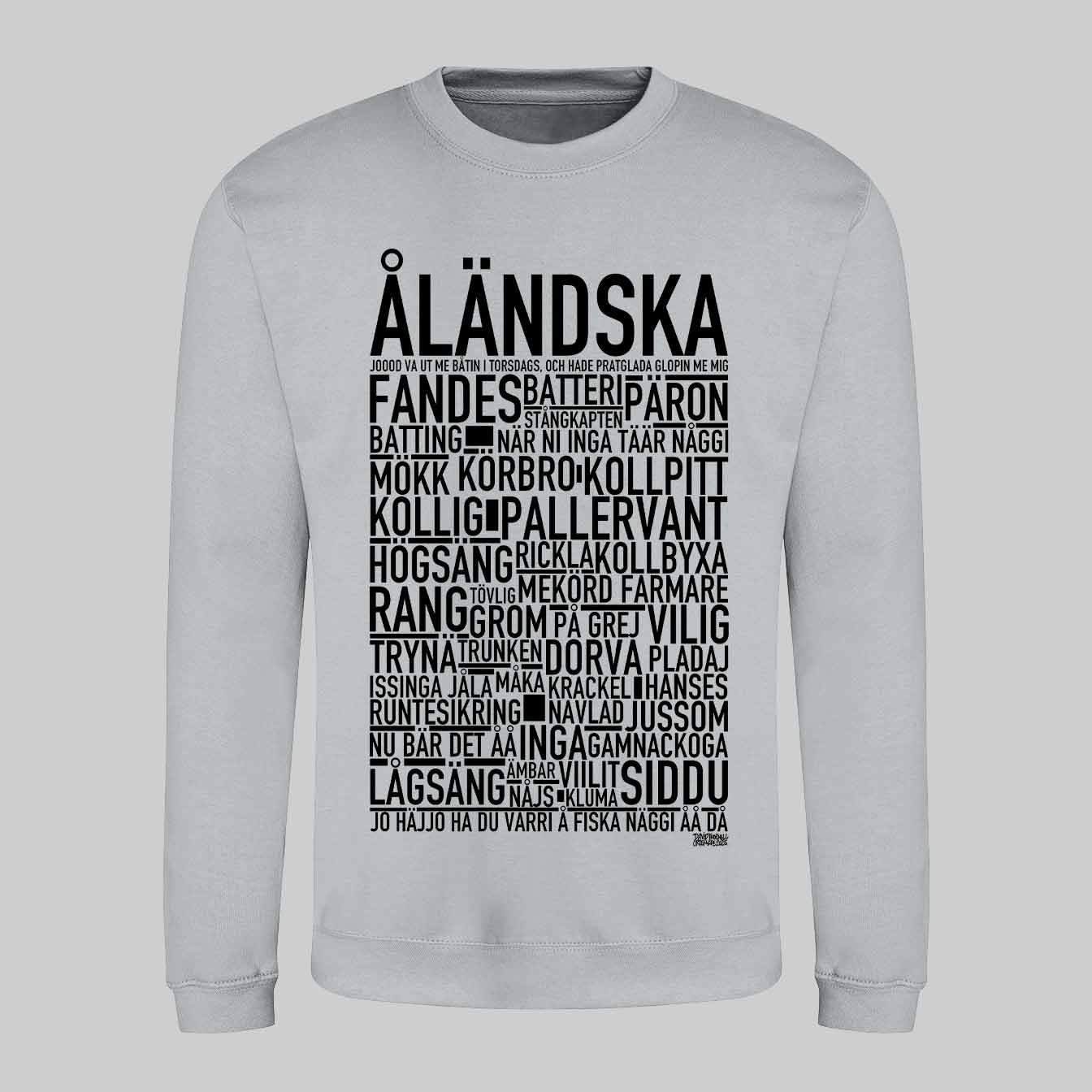 Åländska Dialekt Text Sweatshirt