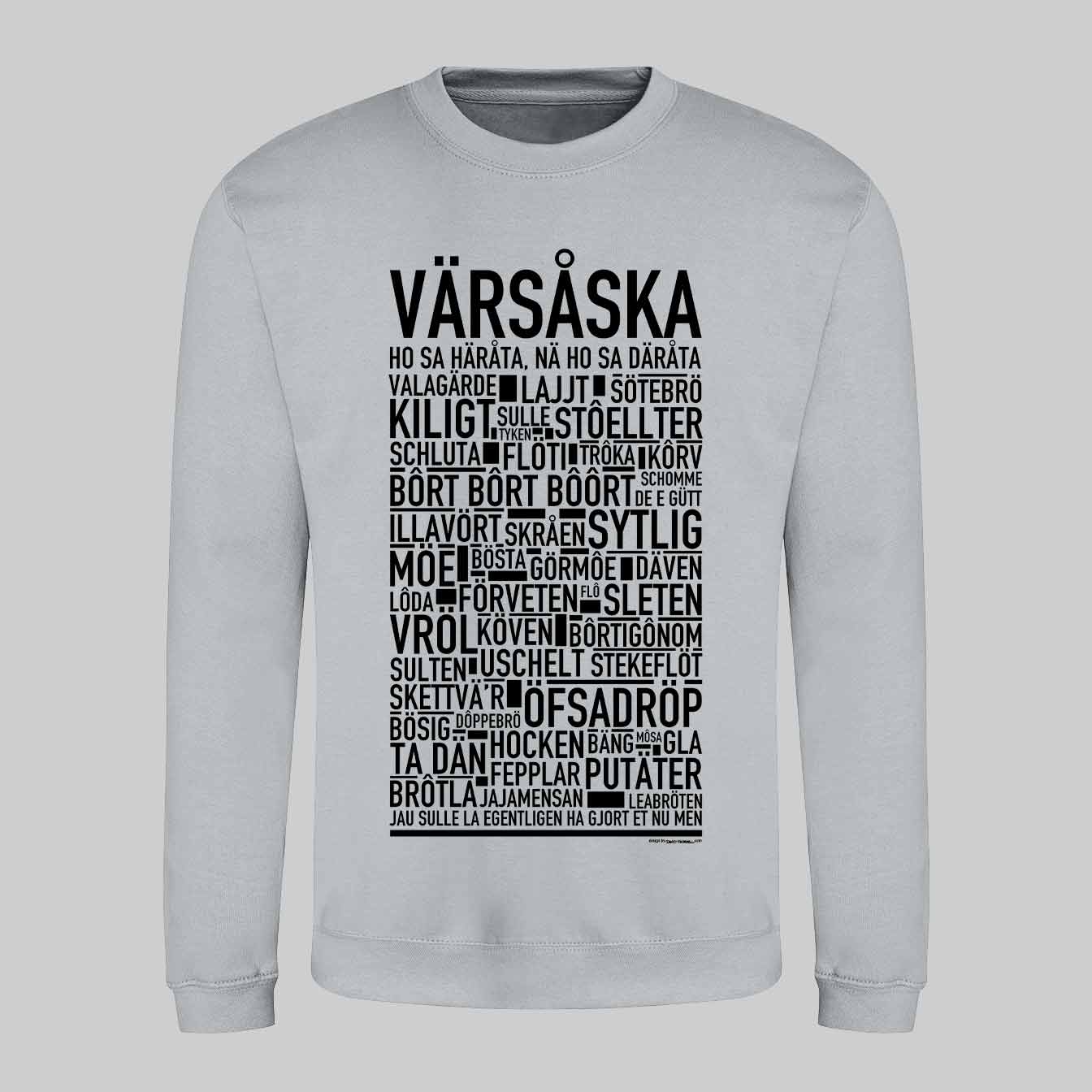 Värsåska Dialekt Text Sweatshirt