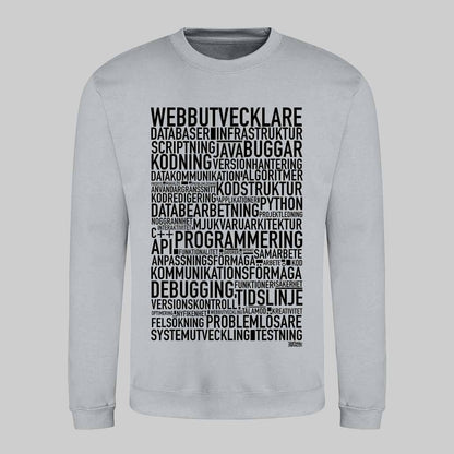Webbutvecklare Text Sweatshirt