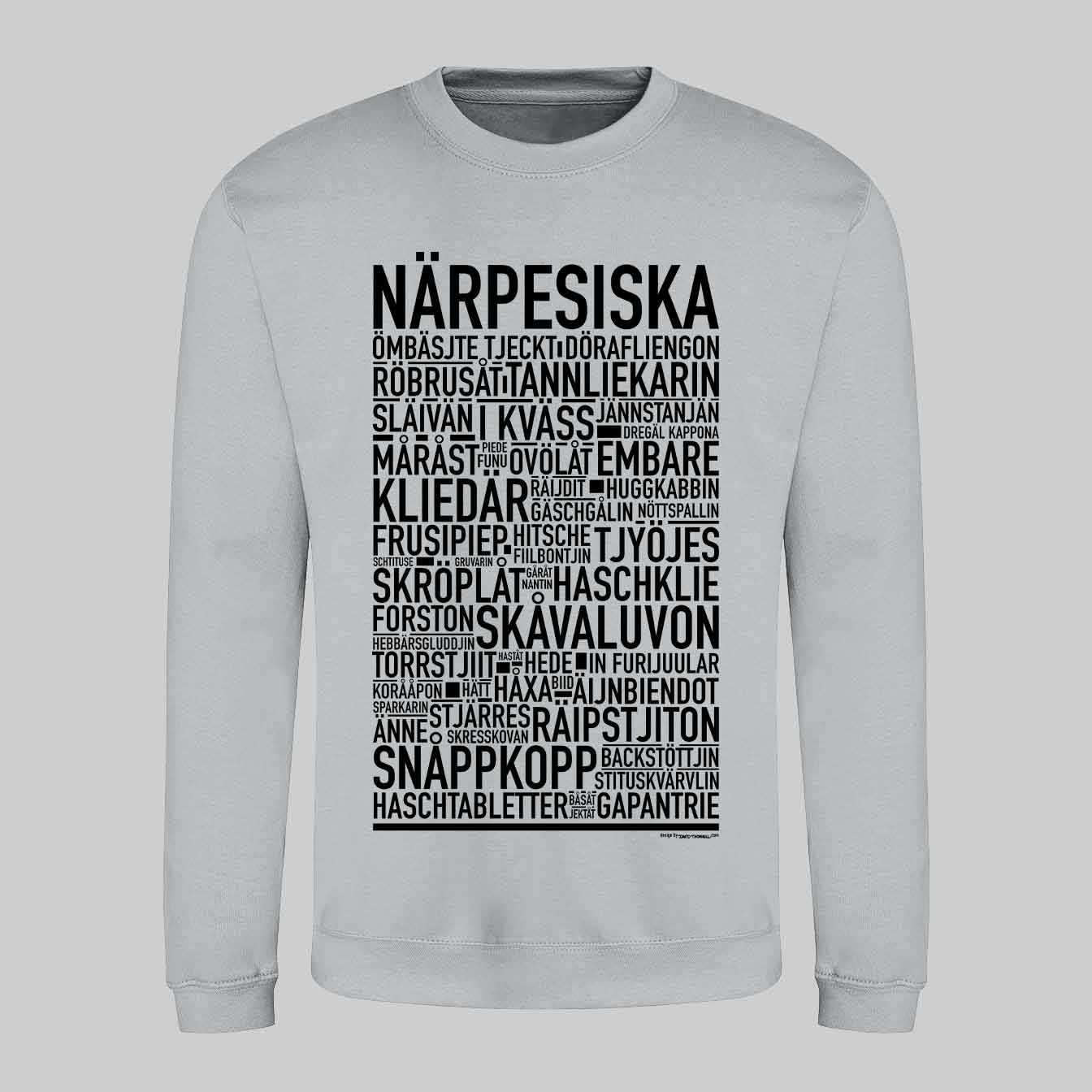 Närpesiska Dialekt Text Sweatshirt