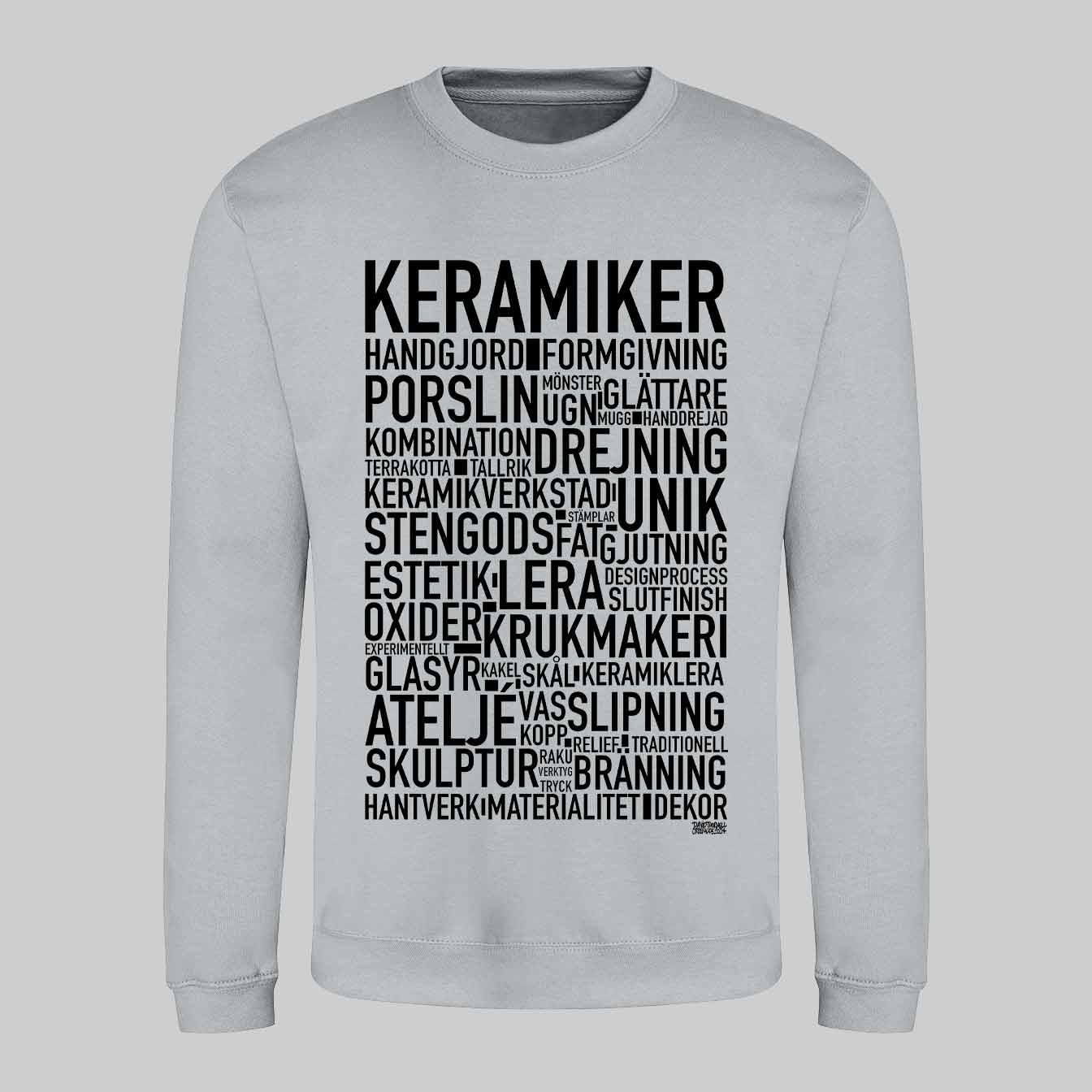 Keramiker Text Sweatshirt