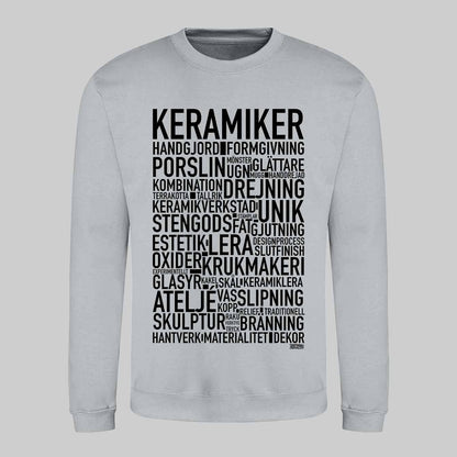 Keramiker Text Sweatshirt