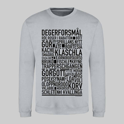Degerforsmål Dialekt Text Sweatshirt