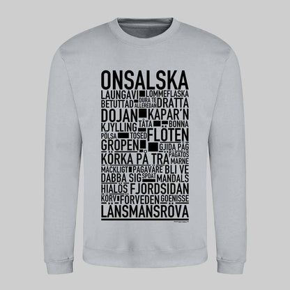 Onsalska Dialekt Text Sweatshirt
