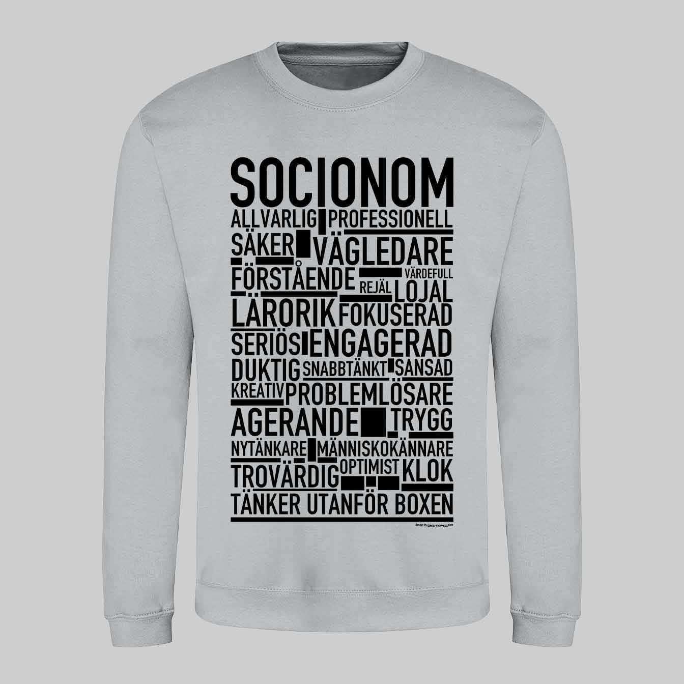 Socionom Text Sweatshirt