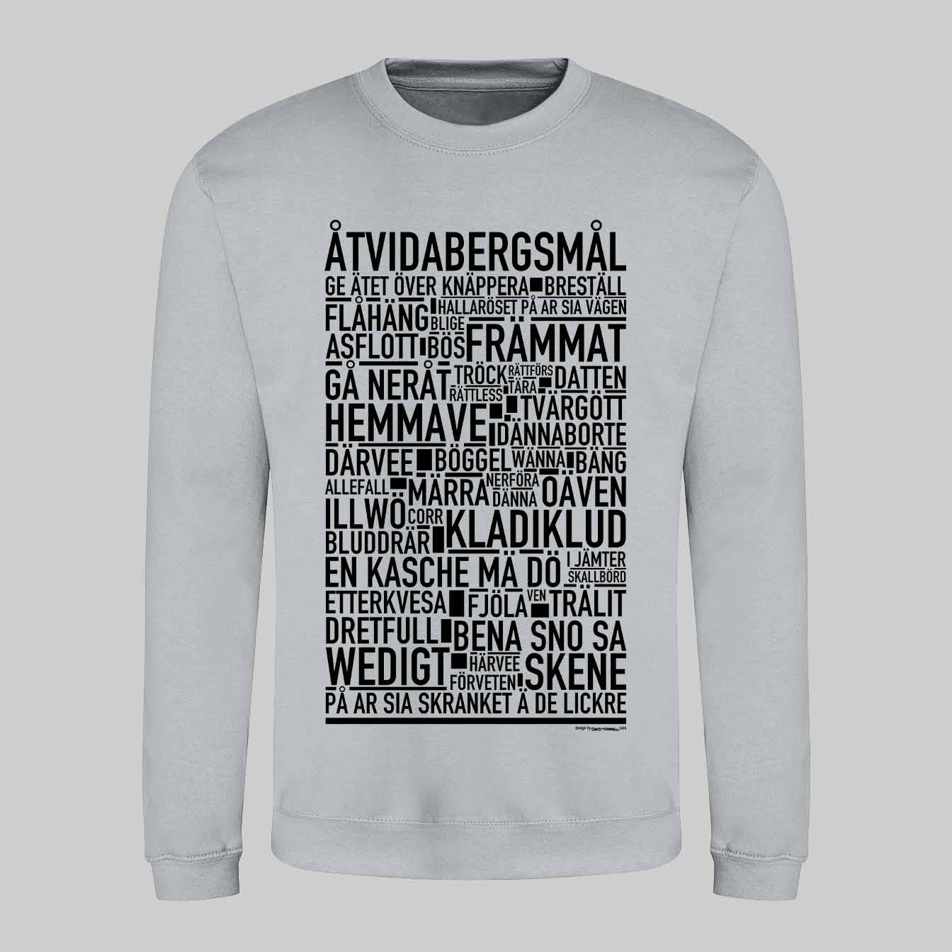Åtvidabergsmål Dialekt Text Sweatshirt