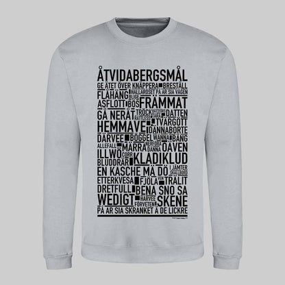 Åtvidabergsmål Dialekt Text Sweatshirt