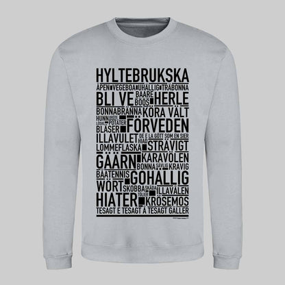 Hyltebrukska Dialekt Text Sweatshirt