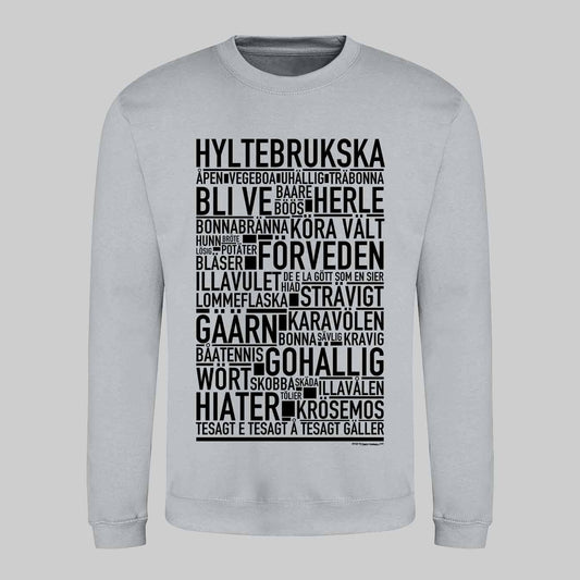 Hyltebrukska Dialekt Text Sweatshirt