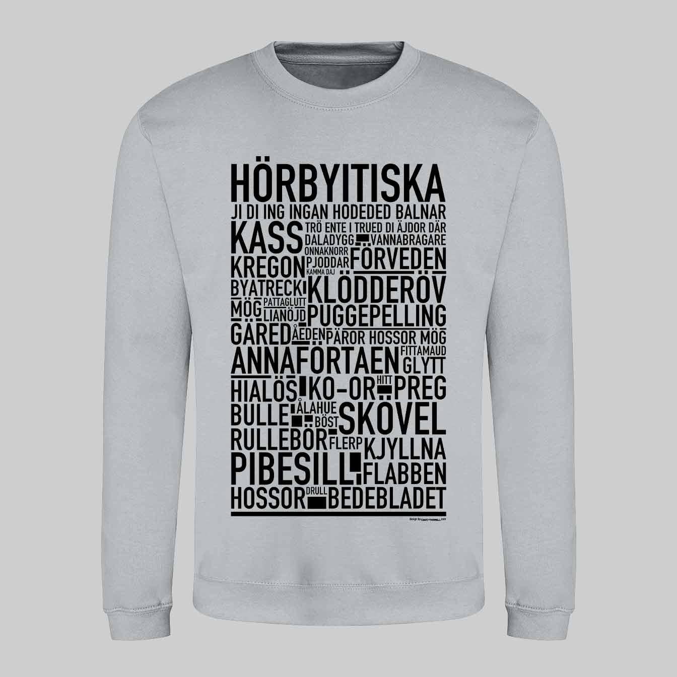 Hörbyitiska Dialekt Text Sweatshirt