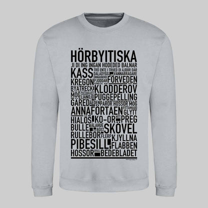 Hörbyitiska Dialekt Text Sweatshirt